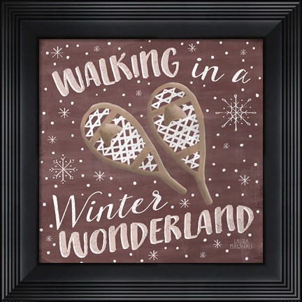 Framed Cozy Winter VI Print