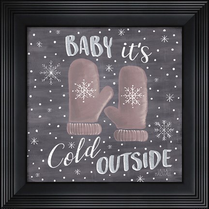 Framed Cozy Winter IV Print