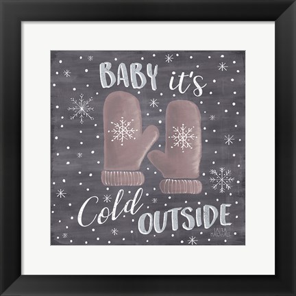 Framed Cozy Winter IV Print