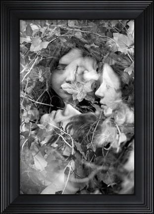 Framed Hatch X Print