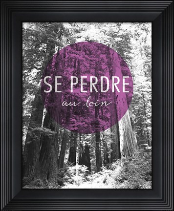 Framed Wander Far and Wide French Print