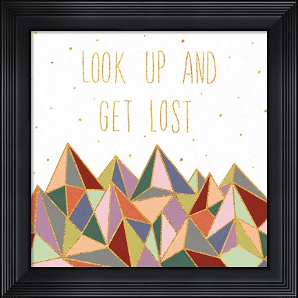 Framed Written in the Stars II on White Print