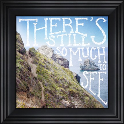 Framed Coastal Advetures I Print
