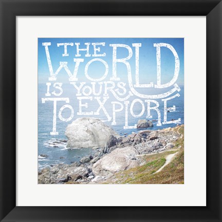 Framed Coastal Adventures IV Print