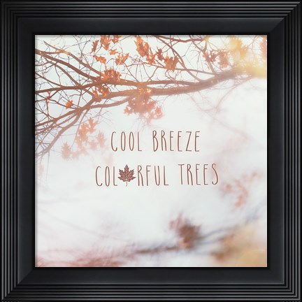 Framed Autumn Calling II Print