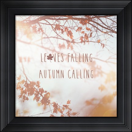 Framed Autumn Calling I Print