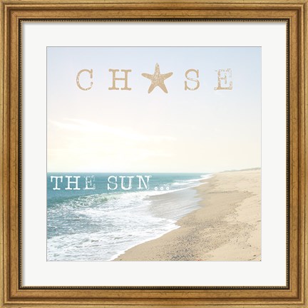 Framed Chase the Sun Print