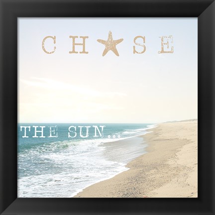 Framed Chase the Sun Print