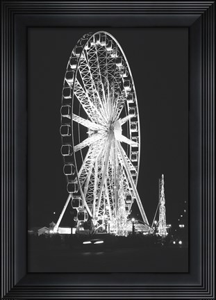 Framed Roue de Paris Print