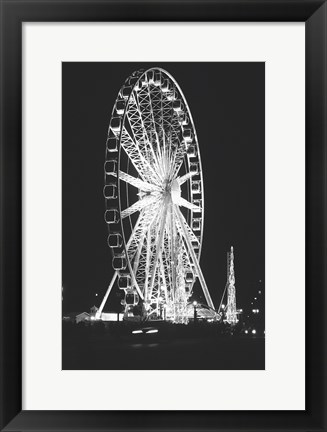 Framed Roue de Paris Print