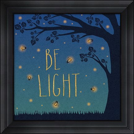 Framed Twilight Fireflies IV Print