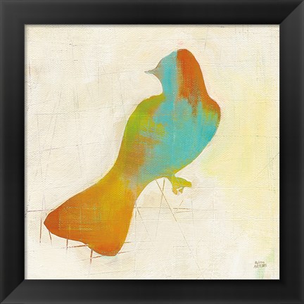 Framed Flight Patterns Bird IV Print