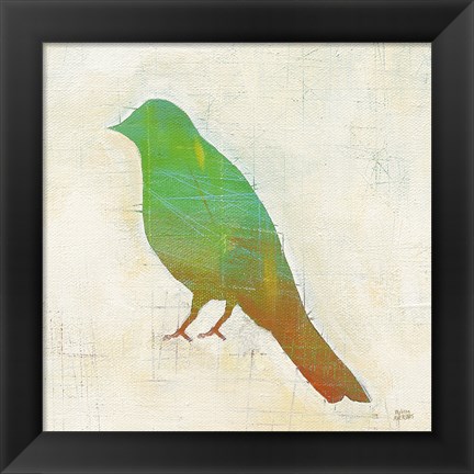 Framed Flight Patterns Bird II Print