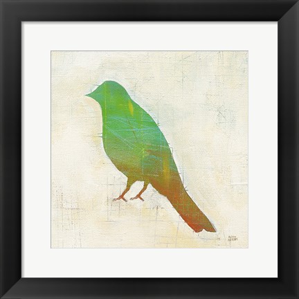 Framed Flight Patterns Bird II Print