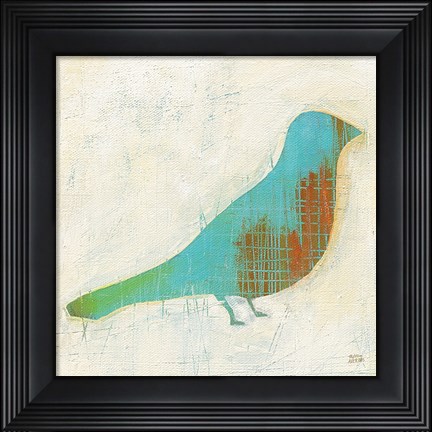 Framed Flight Patterns Bird I Print