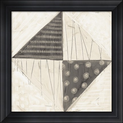 Framed Modern Americana VI Neutral Print