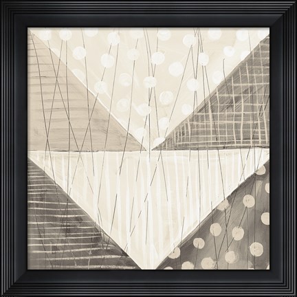 Framed Modern Americana IX Neutral Print