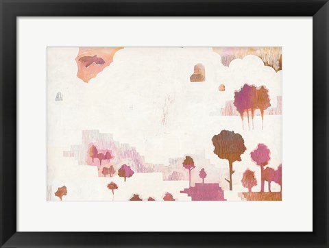 Framed In the Field and Forest Print