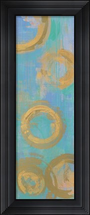 Framed Golden Circles Print