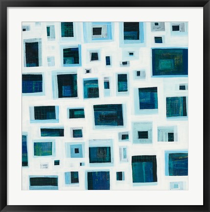 Framed Harbor Windows IV Print