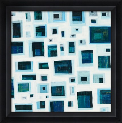 Framed Harbor Windows IV Print
