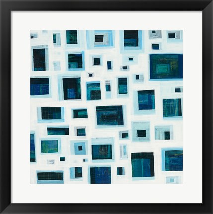 Framed Harbor Windows IV Print