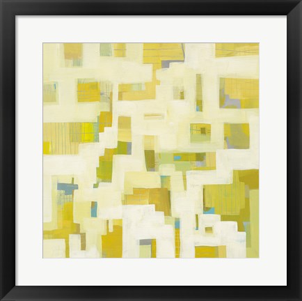 Framed Harbor Windows III Print