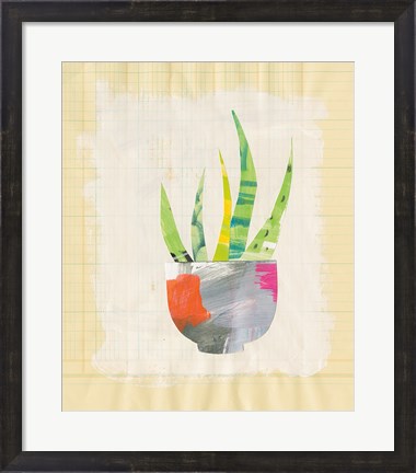 Framed Collage Cactus VIII Print