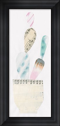 Framed Collage Cactus VII Print