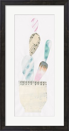 Framed Collage Cactus VII Print