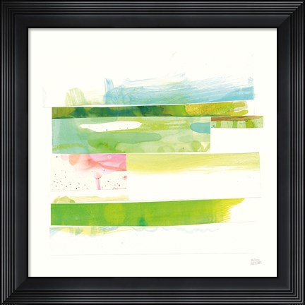 Framed Stacks III Print