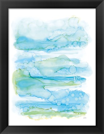 Framed Drifting By II Print