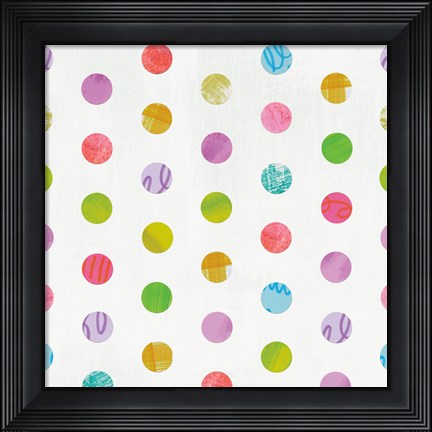 Framed Unicorn Magic Pattern IC Crop Print