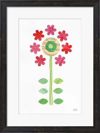 Framed Flower Power III Print