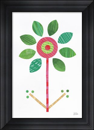 Framed Flower Power II Print