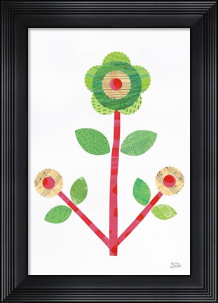 Framed Flower Power I Print