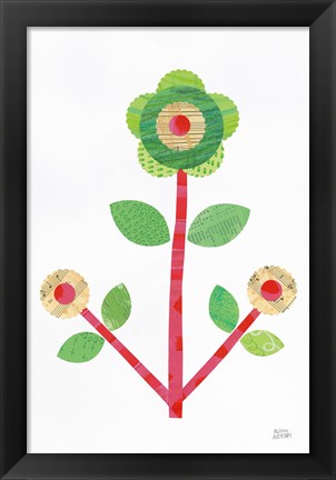 Framed Flower Power I Print