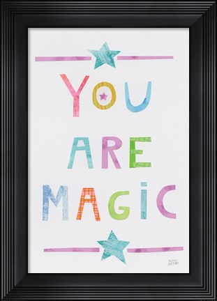 Framed Unicorn Magic V Print