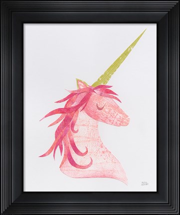 Framed Unicorn Magic I Print