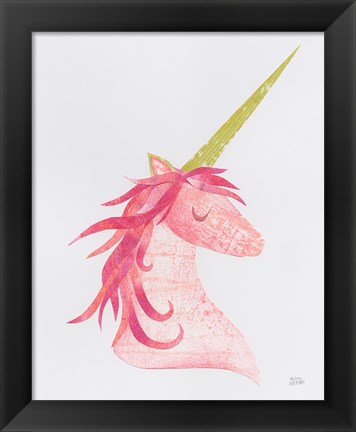 Framed Unicorn Magic I Print