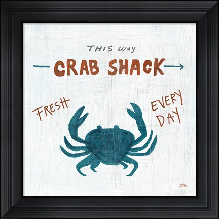 Framed Ahoy X Square Print