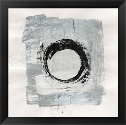 Framed Zen Circle I Print