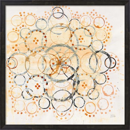 Framed Henna Mandala II Print