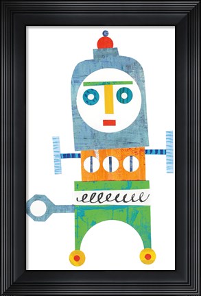 Framed Robot Party Element III Print