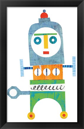 Framed Robot Party Element III Print