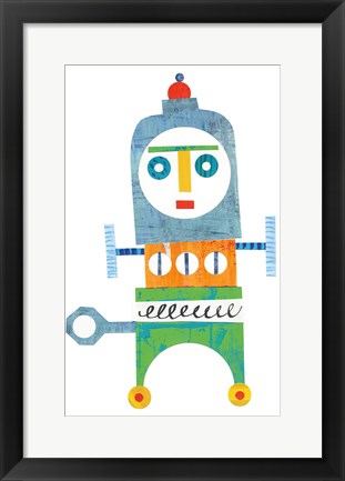 Framed Robot Party Element III Print