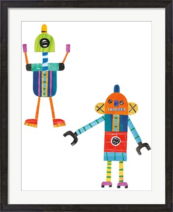 Framed Robot Party Element VI Print