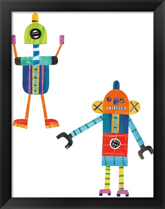 Framed Robot Party Element VI Print