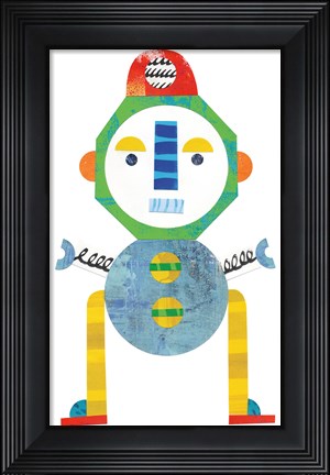 Framed Robot Party Element IV Print