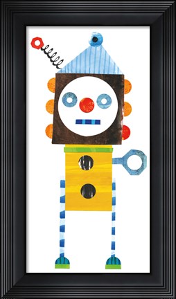 Framed Robot Party Element V Print